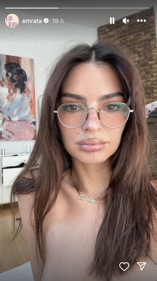 emily ratajkowski nude pic|Emily Ratajkowski shares fire naked selfie on Instagram